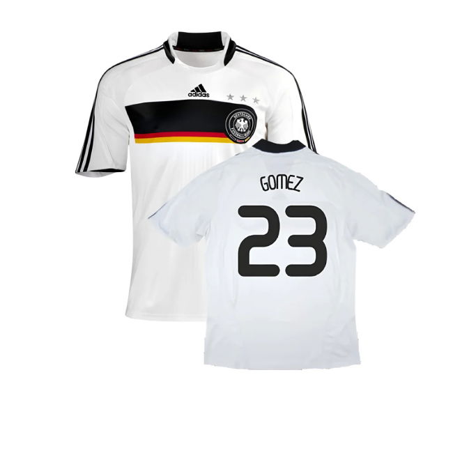 Germany 2008-09 Home Shirt ((Good) S) (GOMEZ 23)