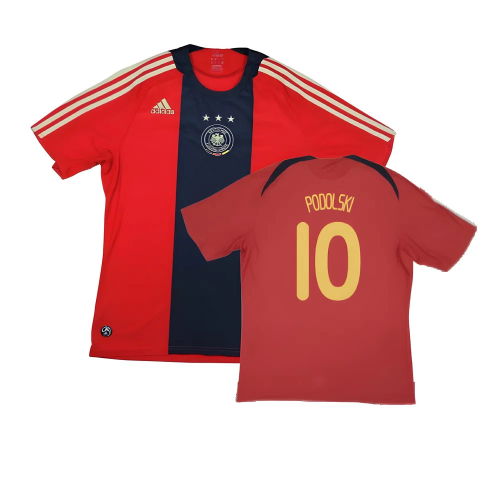 Germany 2008-10 Away Shirt ((Excellent) L) (PODOLSKI 10)