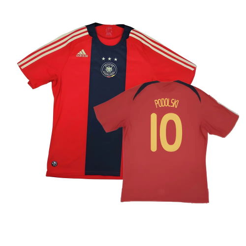 Germany 2008-10 Away Shirt ((Excellent) XXL) (PODOLSKI 10)