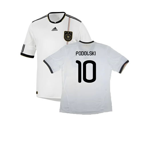 Germany 2010-11 Home Shirt ((Excellent) XL) (PODOLSKI 10)