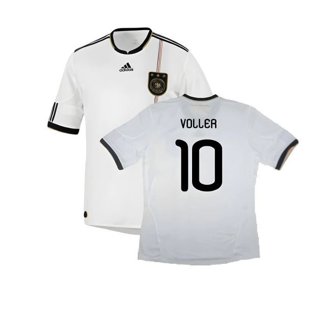 Germany 2010-11 Home Shirt ((Excellent) XL) (VOLLER 10)