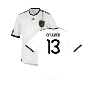 Germany 2010-11 Home Shirt ((Good) S) (BALLACK 13)