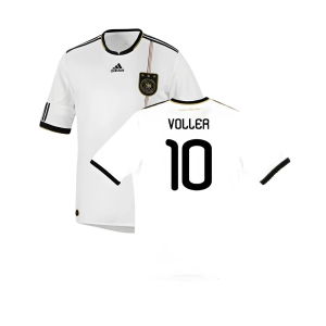 Germany 2010-11 Home Shirt ((Good) S) (VOLLER 10)