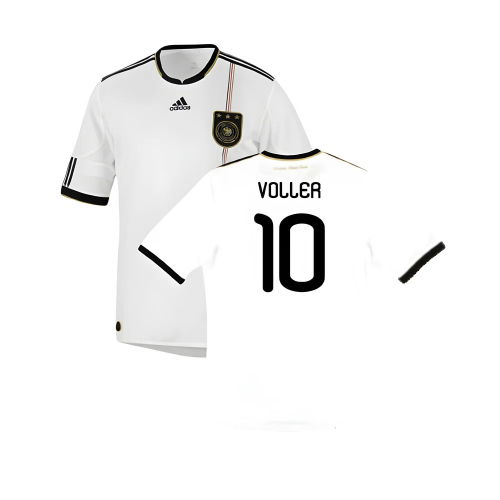 Germany 2010-11 Home Shirt ((Good) S) (VOLLER 10)