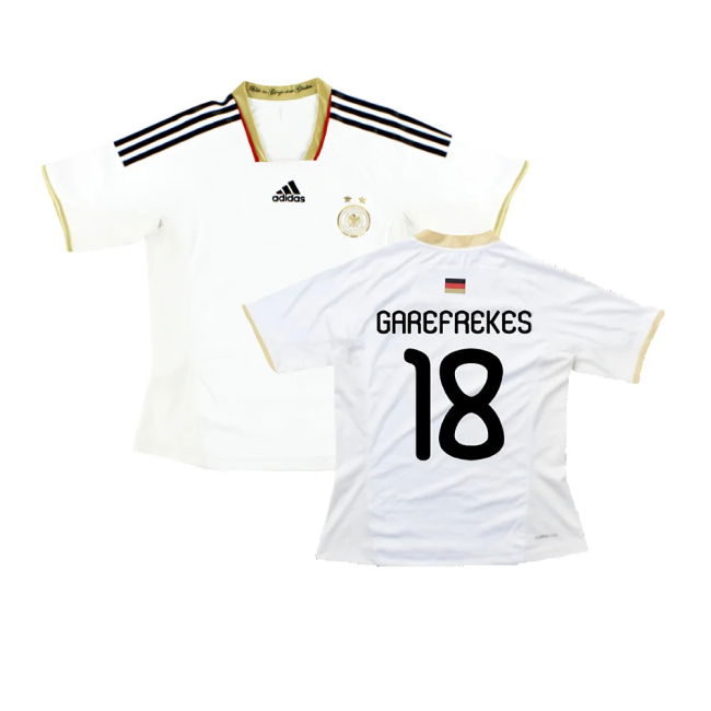 Germany 2011-12 Women\'s Home Shirt ((Good) L) (Garefrekes 18)