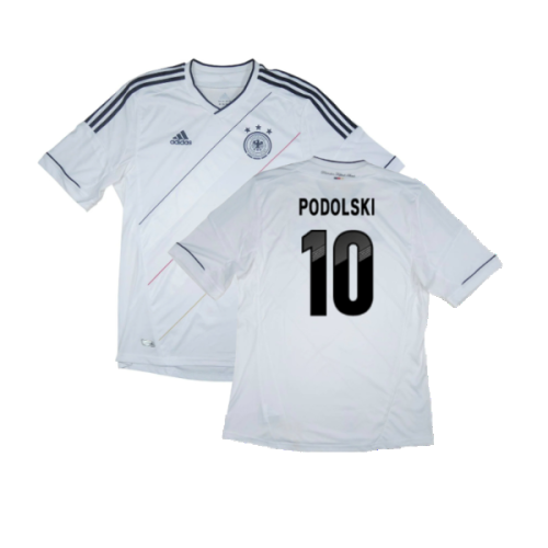 Germany 2012-13 Home Shirt ( ((Good) S) (Podolski 10)