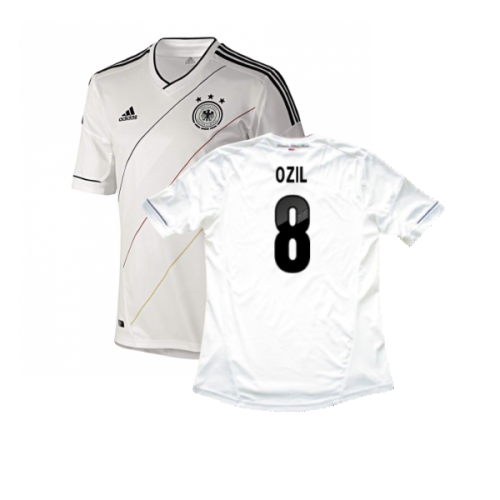 Germany 2012-13 Home Shirt ((Very Good) XXL) (Ozil 8)