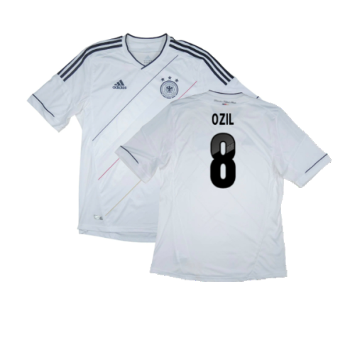 Germany 2012-13 Home Shirt (XL) ((Very Good) M) (Ozil 8)