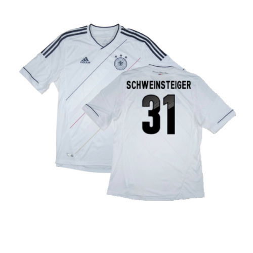 Germany 2012-13 Home Shirt (XL) ((Very Good) M) (Schweinsteiger 31)