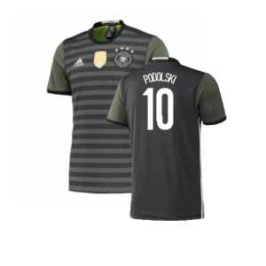 Germany 2015-16 Away Shirt ((Excellent) S) (Podolski 10)