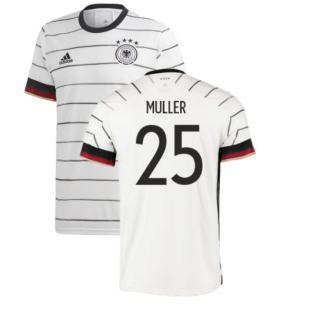 Germany 2020-21 Home Shirt ((Mint) S) (MULLER 25)