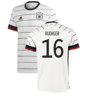 Germany 2020-21 Home Shirt ((Mint) S) (RUDIGER 16)