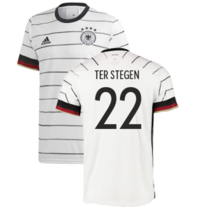 Germany 2020-21 Home Shirt ((Mint) S) (TER STEGEN 22)
