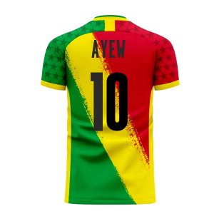 Ghana 2025-2026 Away Concept Football Kit (Libero) (AYEW 10)