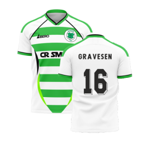 Glasgow Greens 2006 Style Home Concept Shirt (Libero) (Gravesen 16)