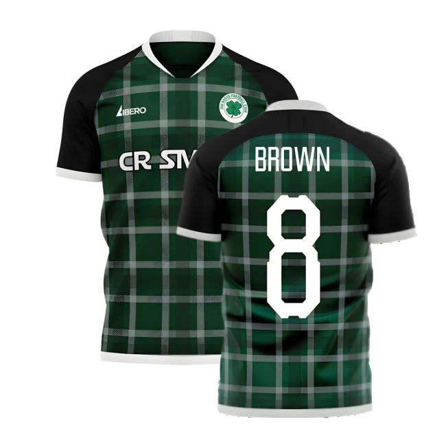 Glasgow Greens 2025-2026 Away Concept Shirt (Libero) (BROWN 8)