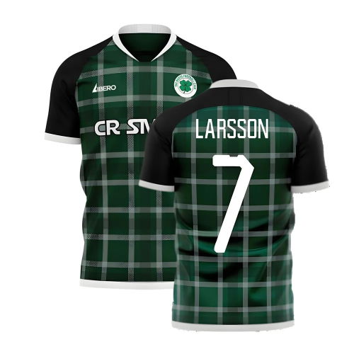 Glasgow Greens 2025-2026 Away Concept Shirt (Libero) (LARSSON 7)