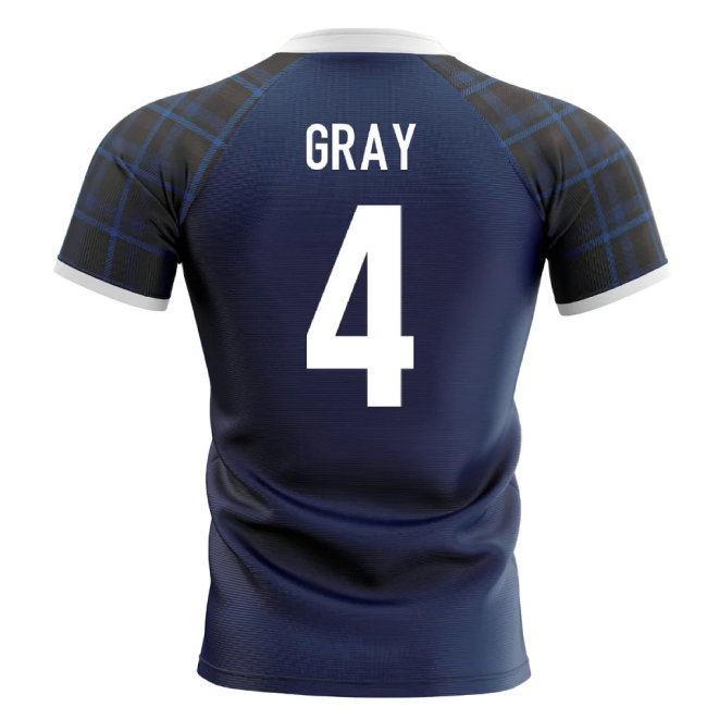 2025-2026 Scotland Home Concept Rugby Shirt (Gray 4)