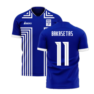 Greece 2023-2024 Away Concept Football Kit (Libero) (BAKASETAS 11)