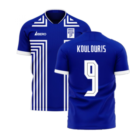 Greece 2023-2024 Away Concept Football Kit (Libero) (KOULOURIS 9)