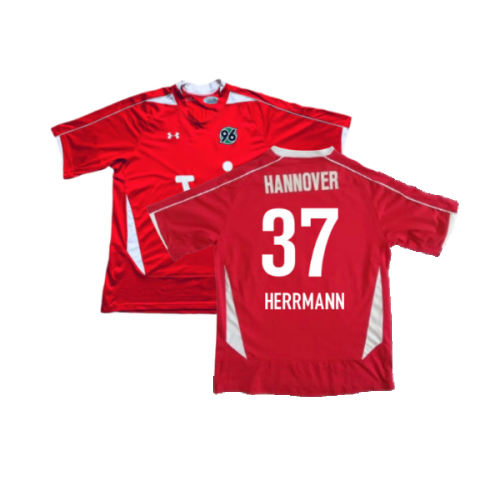 Hannover 2008-09 Home Shirt ((Excellent) M) (Herrmann 37)
