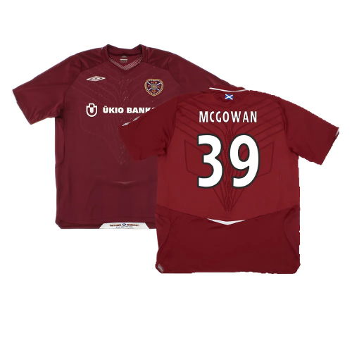 Hearts 2008-09 Home Shirt ((Good) XXL) (McGowan 39)