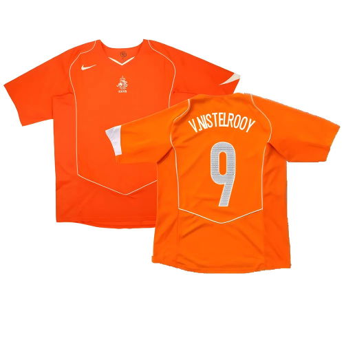 Holland 2004-05 Home Shirt ((Very Good) XXL) (V.Nistelrooy 9)
