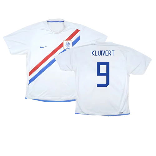 Holland 2006-08 Away Shirt ((Very Good) S) (Kluivert 9)
