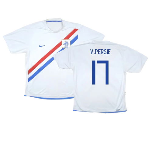 Holland 2006-08 Away Shirt ((Very Good) S) (V.Persie 17)