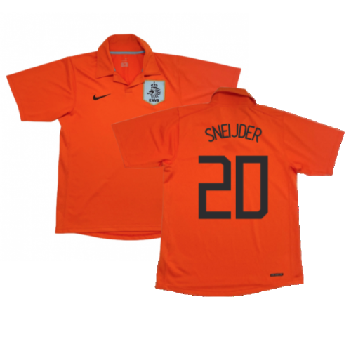 Holland 2006-08 Home Shirt (M) ((Good) M) (Sneijder 20)