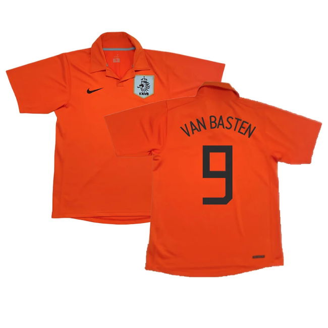 Holland 2006-08 Home Shirt (M) ((Good) M) (Van Basten 9)