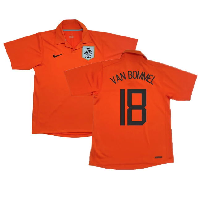 Holland 2006-08 Home Shirt (M) ((Good) M) (Van Bommel 18)