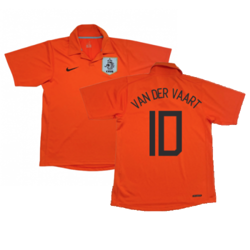 Holland 2006-08 Home Shirt (M) ((Good) M) (Van Der Vaart 10)