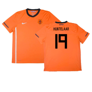 Holland 2010-11 Home Shirt ((Excellent) S) (Huntelaar 19)