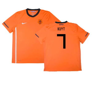 Holland 2010-11 Home Shirt ((Excellent) S) (Kuyt 7)
