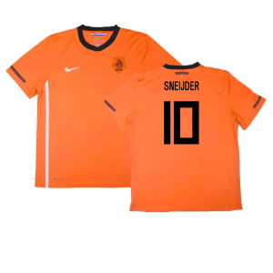 Holland 2010-11 Home Shirt ((Excellent) S) (Sneijder 10)
