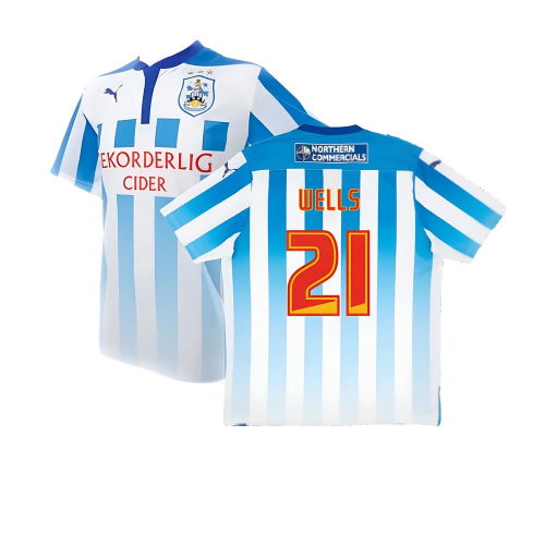 Huddersfield 2014-15 Home Shirt ((Very Good) S) (Wells 21)  Huddersfield 2014-15 Home Shirt ((Very Good) S) (Wells 21)