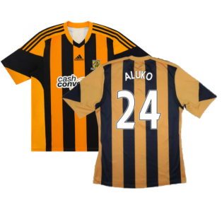 Hull City 2013-14 Home Shirt ((Excellent) S) (Aluko 24)