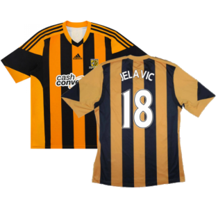 Hull City 2013-14 Home Shirt ((Excellent) S) (Jelavic 18)
