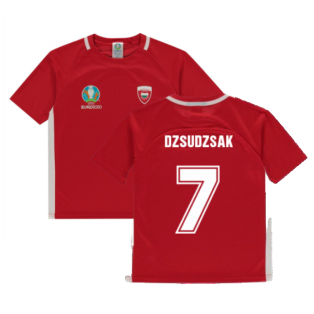 Hungary 2021 Polyester T-Shirt (Red) - Kids (DZSUDZSAK 7)