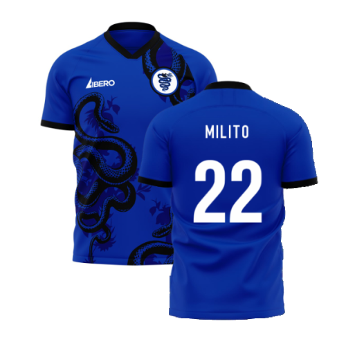 Inter 2025-2026 Training Concept Football Kit (Libero) (Milito 22)