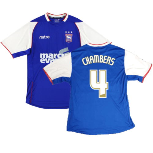 Ipswich Town 2013-14 Home Shirt ((Excellent) XXL) (Chambers 4)