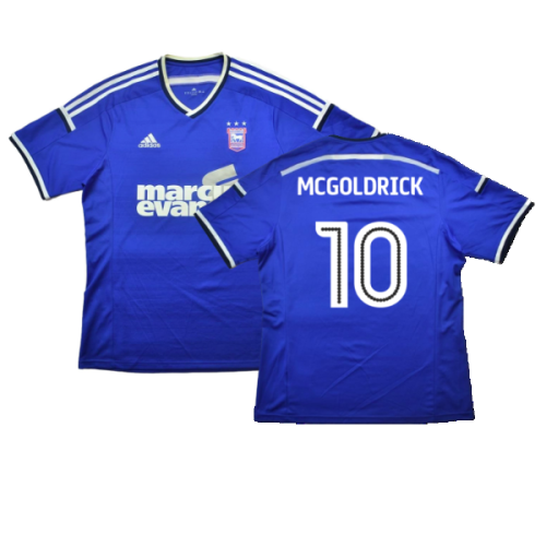 Ipswich Town 2017-18 Home Shirt ((Very Good) XXL) (McGoldrick 10)
