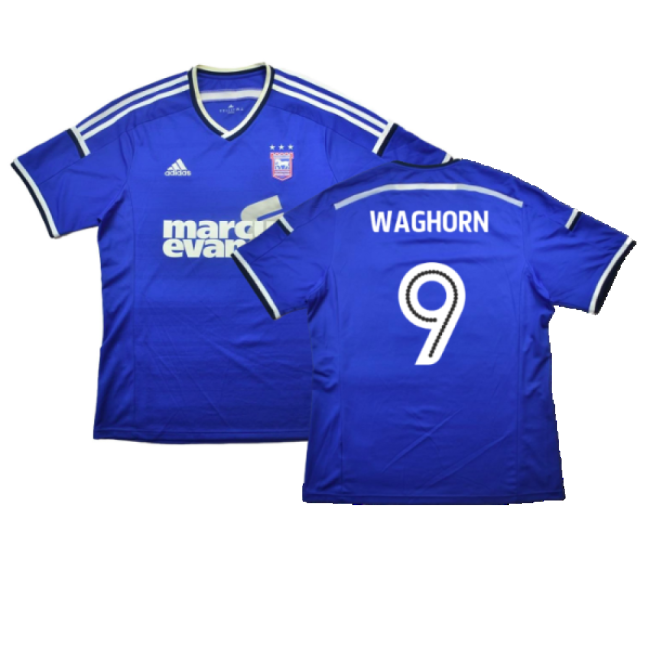 Ipswich Town 2017-18 Home Shirt ((Very Good) XXL) (Waghorn 9)