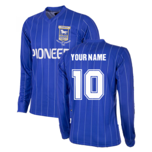 Ipswich Town FC 1981 - 82 LS Retro Shirt (Your Name)