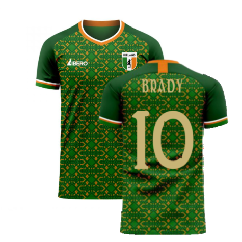 Ireland 2022-2023 Home Concept Football Kit (Libero) (BRADY 10)