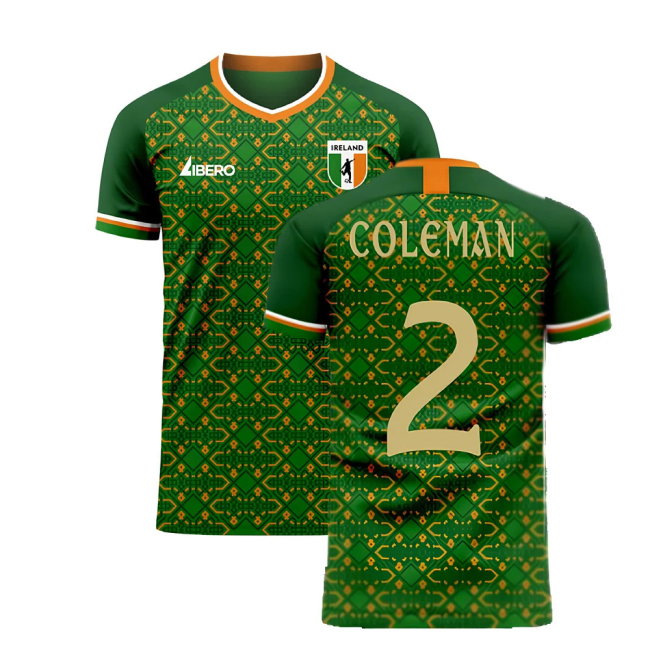 Ireland 2025-2026 Home Concept Football Kit (Libero) (COLEMAN 2)