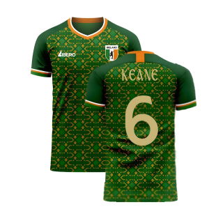Ireland 2025-2026 Home Concept Football Kit (Libero) (KEANE 6)