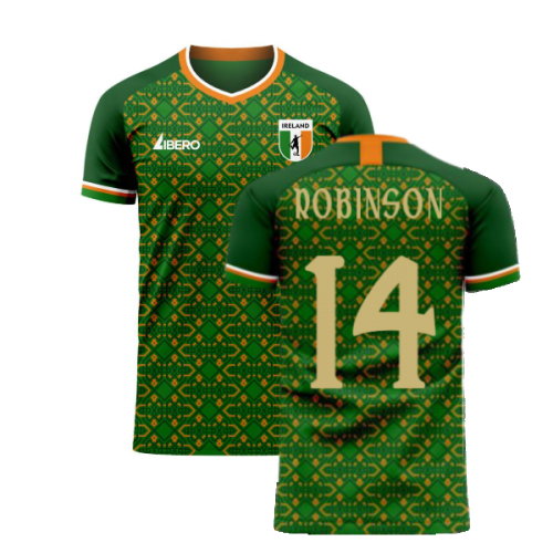Ireland 2025-2026 Home Concept Football Kit (Libero) (ROBINSON 14)