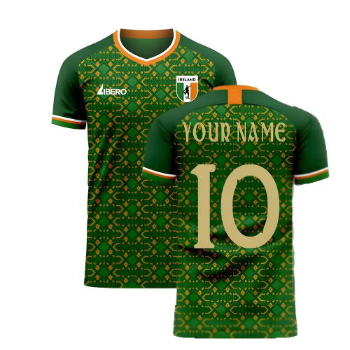 Ireland 2025-2026 Home Concept Football Kit (Libero) (Your Name)